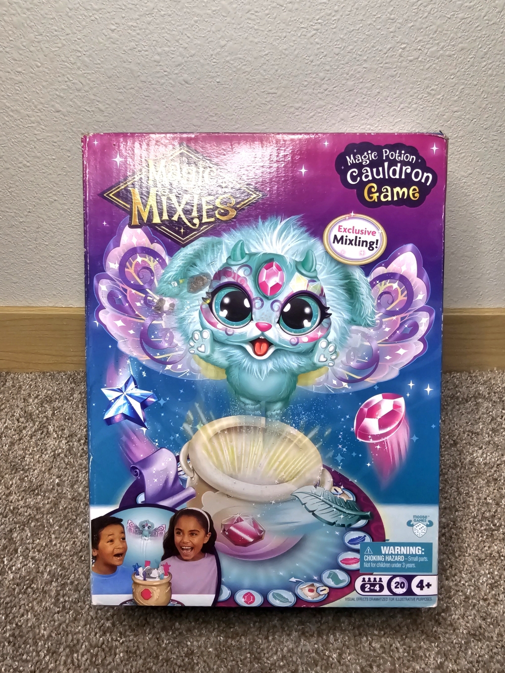 Mixies Magic Potion Cauldron Game - Teal Mixable Pet